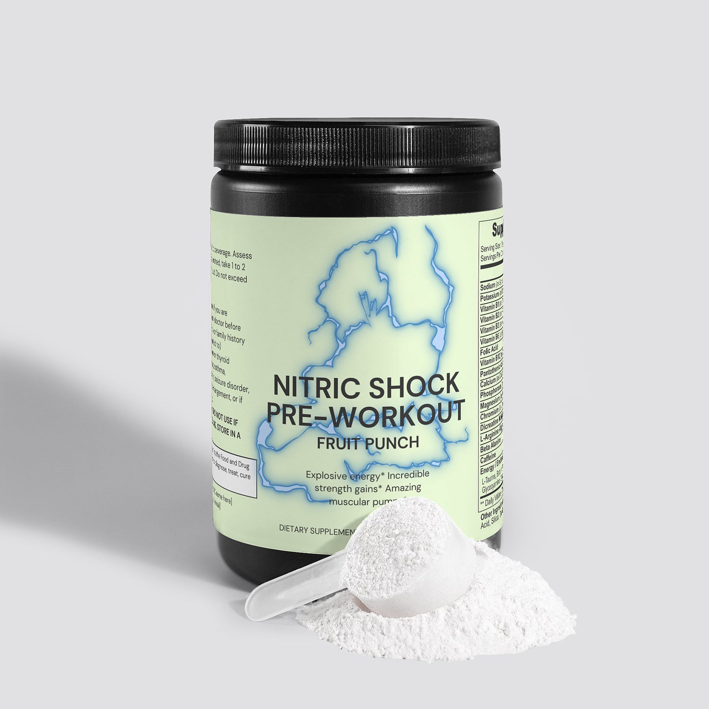 Nitric Shock Pre-Workout Powder (Fruit Punch)